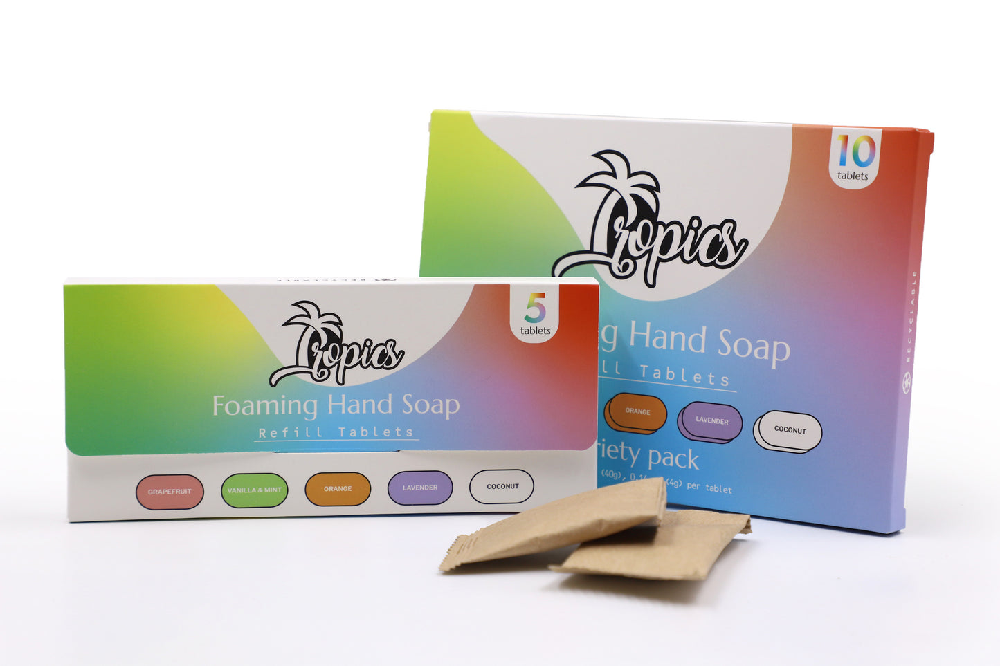 Tropics Foaming Hand Soap Tablets - 10 Pack