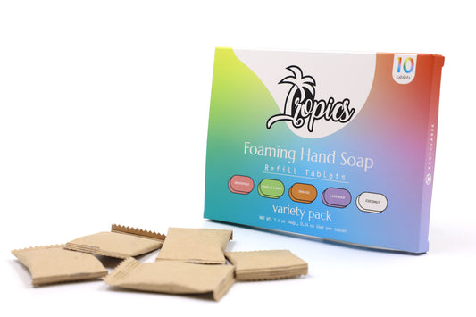 Tropics Foaming Hand Soap Tablets - 10 Pack